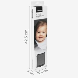 Lot de 2 Pare-Soleils Voiture Enroulables Avec Ventouses - KikkaBoo