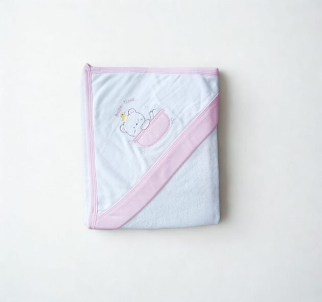 Cape de Bain 100% Coton Motif Chic - EkeBaby