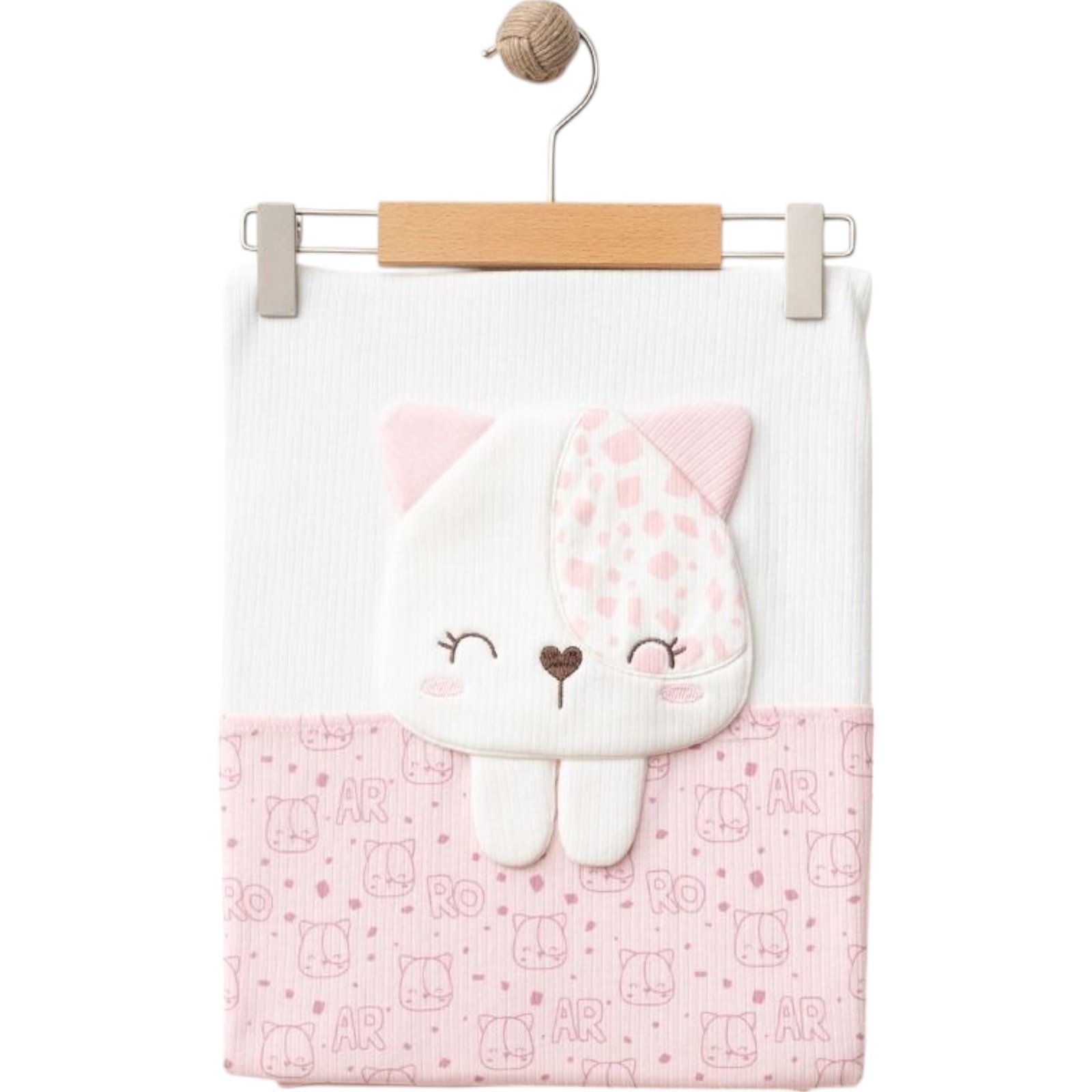 Couverture de Luxe En Coton Peigné Motif Chat - Ekebaby