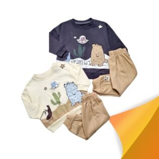 Ensemble Bébé 2 Pièces à Motifs Extraterrestres - Pookie