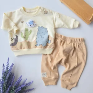 Ensemble Bébé 2 Pièces à Motifs Extraterrestres - Pookie