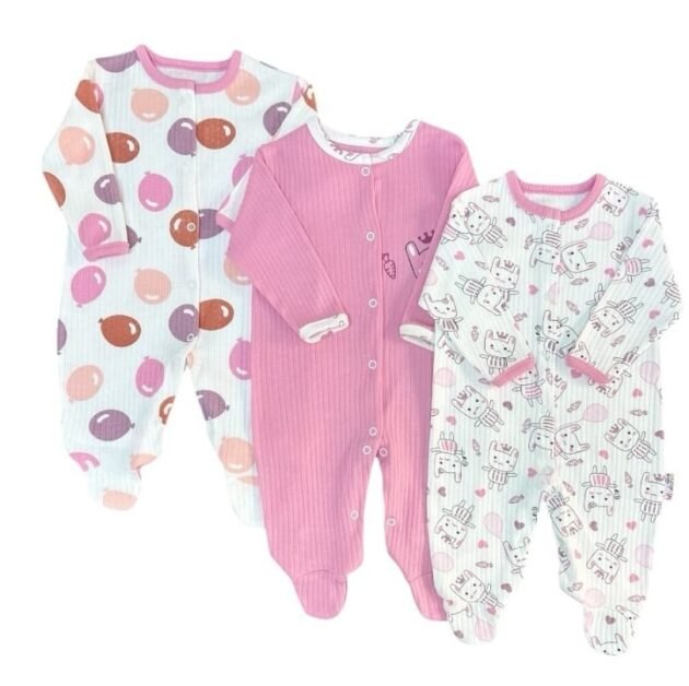 Grenouillères Fille en Coton Biologique - Midirik