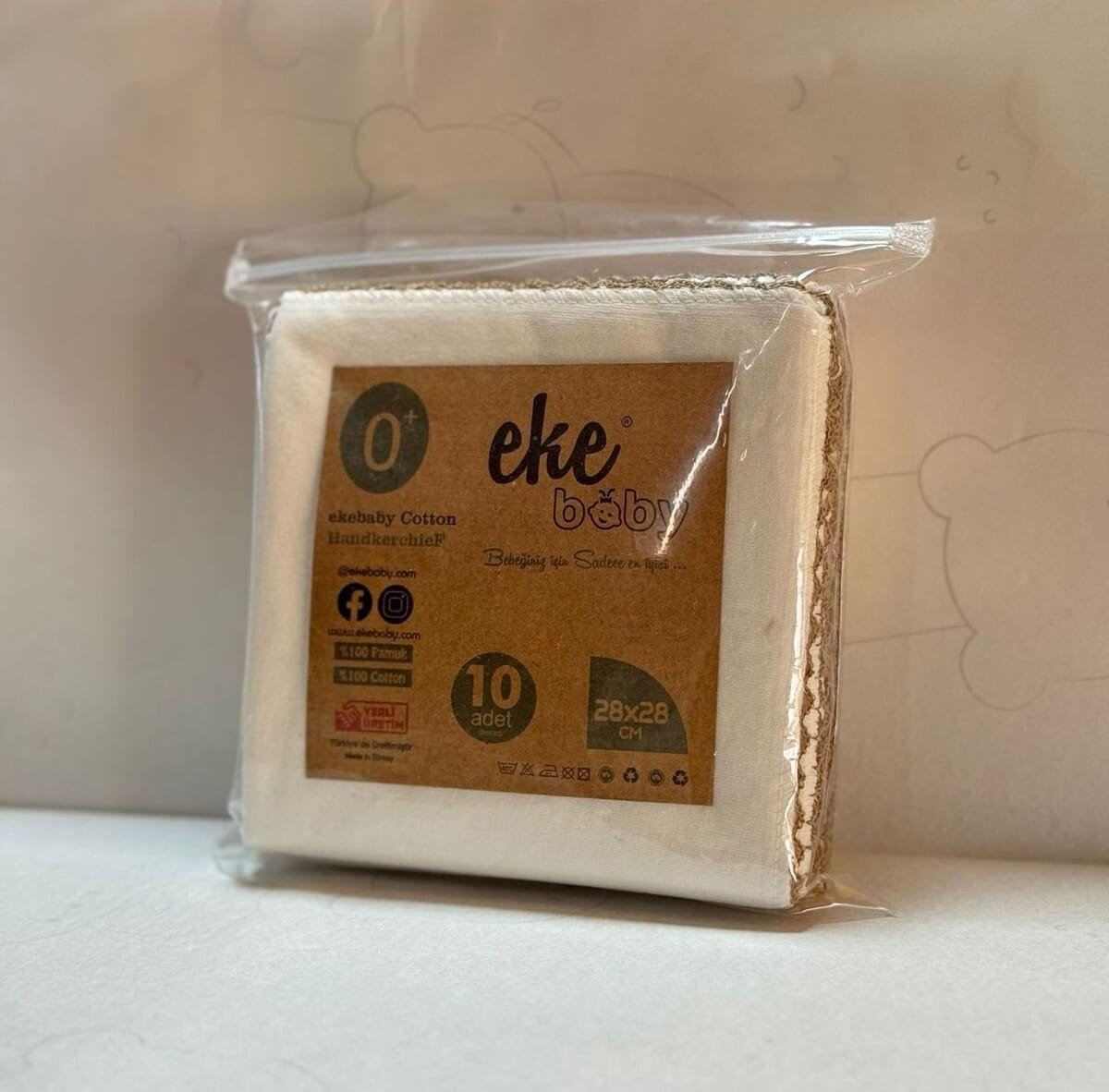 Lot De 10 Mouchoirs Doux - Ekebaby