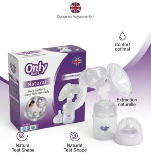 tire lait manuel confortable et pratique - only baby gobebe.ma