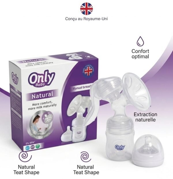 tire lait manuel confortable et pratique - only baby gobebe.ma
