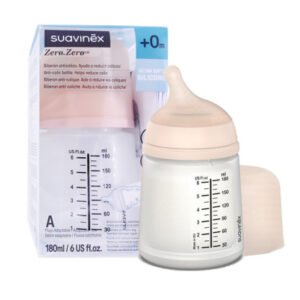 Biberon anti-colique Zero Zero 180ml A Light - Suavinex