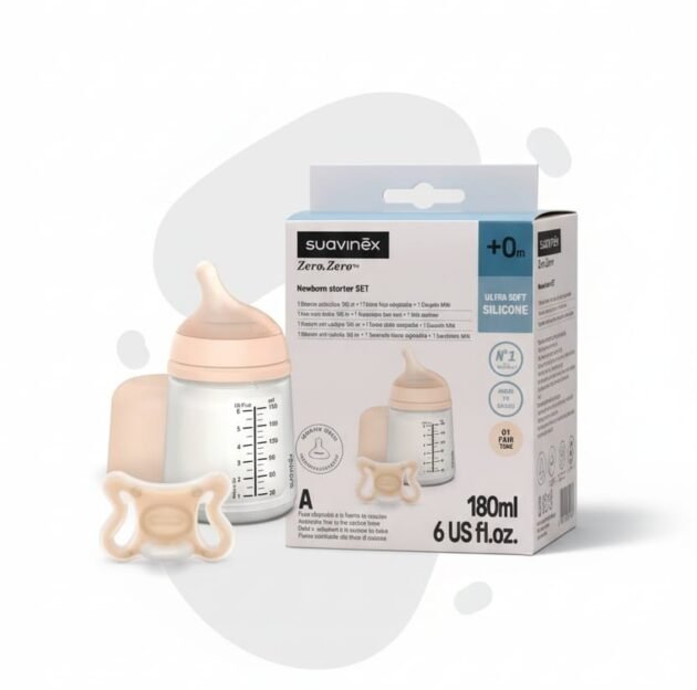 coffret-zero-zero-newborn-biberon-180-ml-et-sucette-suavinex- coffret zero zero newborn suavinex 2