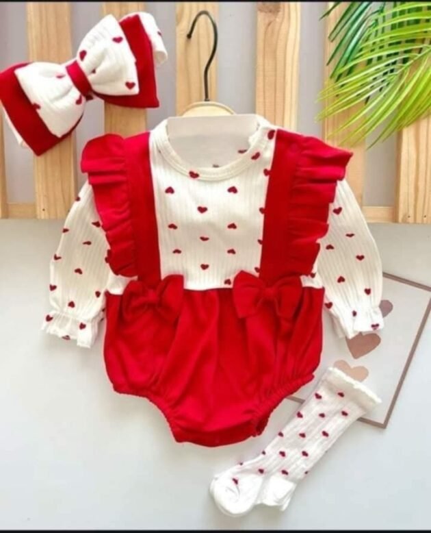 Ensemble Barboteuse Fille Mignone 3 Pièces - Cayzen