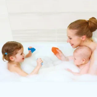Lot de 4 Aspergeurs "Poisson" Jouets de Bain - Ludi