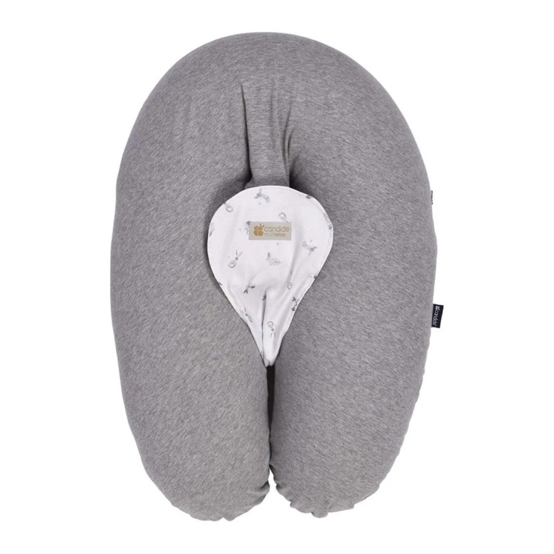 Multirelax 3en1 Jersey gris chiné/ Lapin - Candide