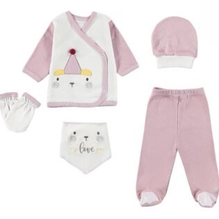 Coffret de Naissance Fille 5 Pièces - Baby Turp