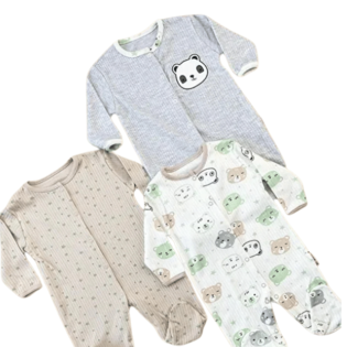Grenouillères Bébé en Coton Biologique - Midirik