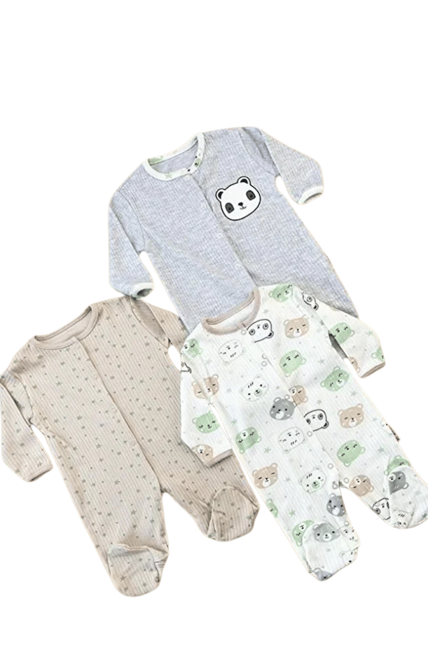 Grenouillères Bébé en Coton Biologique - Midirik