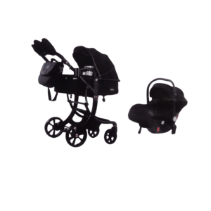 Pack Poussette Avec Maxi Cosi, moustiquaire, cache pluie et Sac - Kidilo