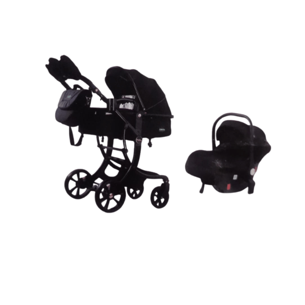Pack Poussette Avec Maxi Cosi, moustiquaire, cache pluie et Sac - Kidilo