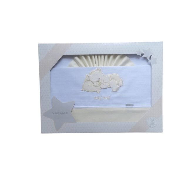 Parure de lit bébé 3 pièces oso dormilon jaune 60 x 120 cm  - Naf Naf