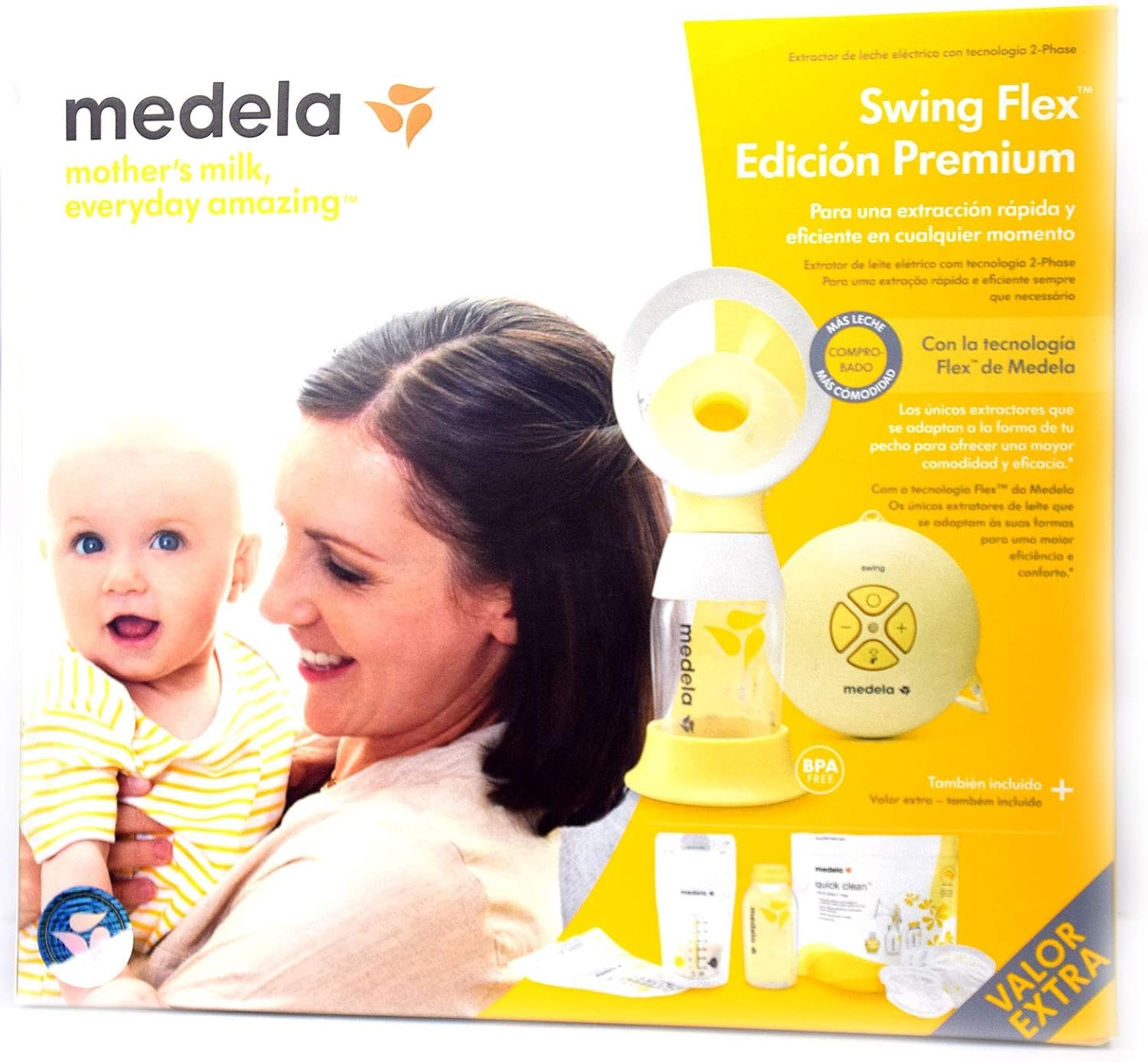 profil set tire-lait électrique swing flex premium - medela 2 Tire-Lait électrique Swing Flex Premium - Medela