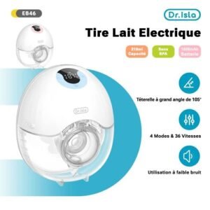 Pack Tire-lait électrique mains libres - Dr. Isla et Correcteur de mamelons - Mumilk offert