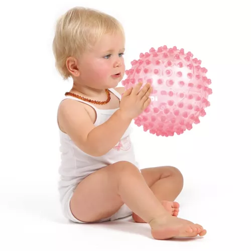 balle de massage sensorielle rose - ludi Balle de massage sensorielle rose - Ludi