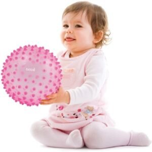 balle de massage sensorielle rose - ludi2 Balle de massage sensorielle rose - Ludi