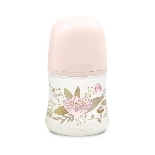 Biberon premium Tétine sx pro débit lent 150ml rose - Suavinex
