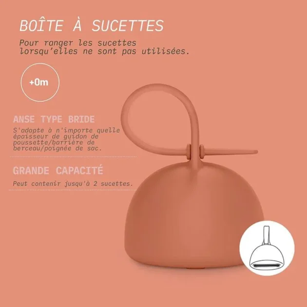 boîte à sucettes en silicone Boîte à sucettes en silicone - Suavinex