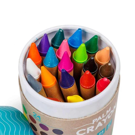Crayons de couleur Pastel 3en1 24 pcs - Eurekakids