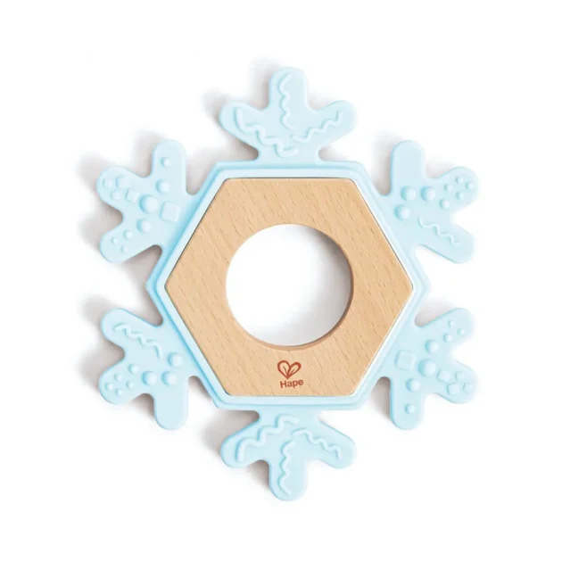 hape-anneau-de-dentition-flocon-de-neige Anneau de dentition neigeux - Hape