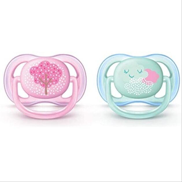 lot de 2 sucettes ultra start 0-2mois rose - philips avent Lot De 2 Sucettes Ultra Start 0-6Mois rose/vert - Philips Avent