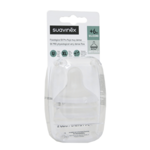 lot de 2 tétines symétrique sx pro 6m+ débit rapide - suavinex Lot de 2 tétines Symétriques SX Pro 6m+ débit rapide - Suavinex