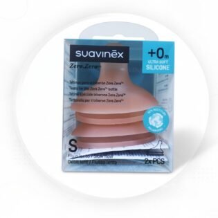 Lot de 2 tétines Zero Zero 0 mois+ Medium S - Suavinex