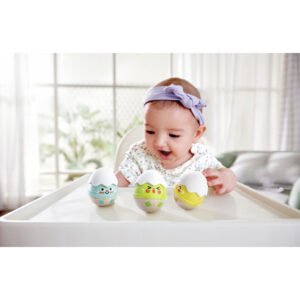lot de 3 Hochets culbuto hatchlings - hape3 Lot de 3 Hochets Culbuto Hatchlings - Hape