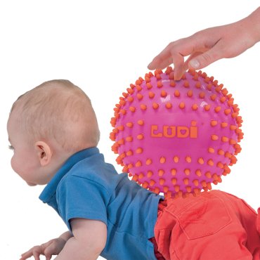 Lot de 3 balles sensorielles roses - Ludi