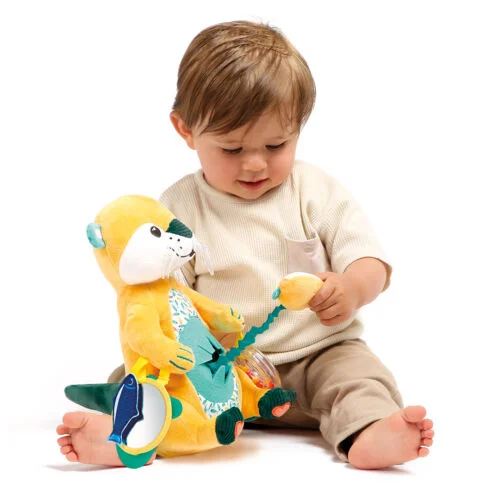 peluche d'activités maman loutre - ludi1 Peluche d'activités Maman Loutre - Ludi