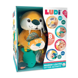 peluche-dactivites-maman-loutre_ Peluche d'activités Maman Loutre - Ludi