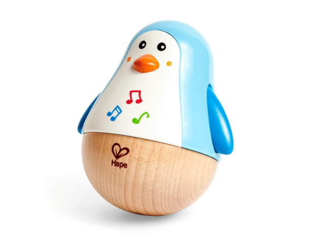 penguin-musical-culbuto-hape Pingouin musical culbuto - Hape