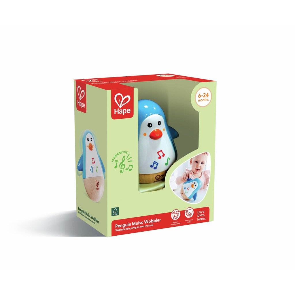 Pingouin musical culbuto - Hape