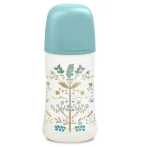 Biberon premium gold Tétine SX PRO 270ml bleu - Suavinex