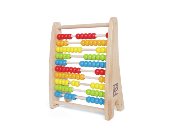 Abaque boulier de perles arc-en-ciel - Hape