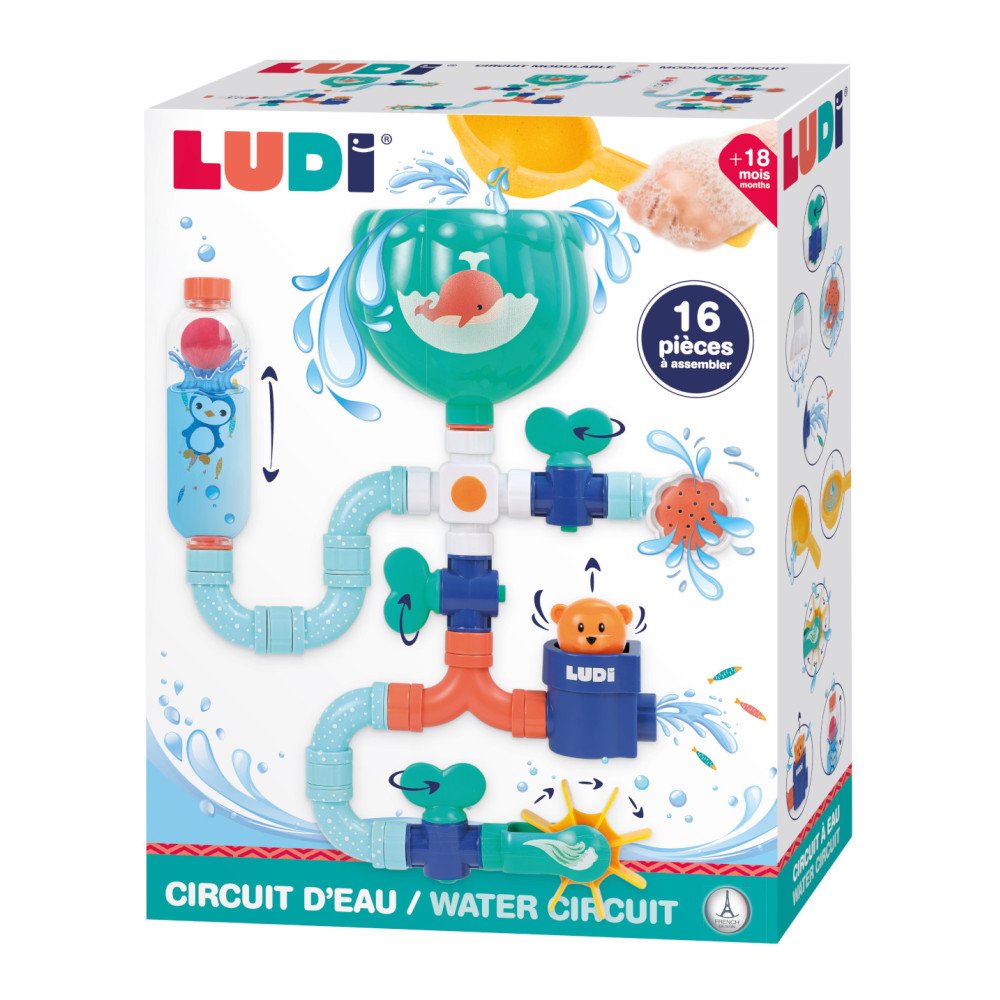 Maxi circuit d'eau tuyaux XXL - Ludi