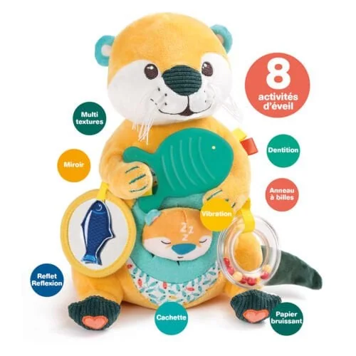 Peluche d'activités Maman Loutre - Ludi