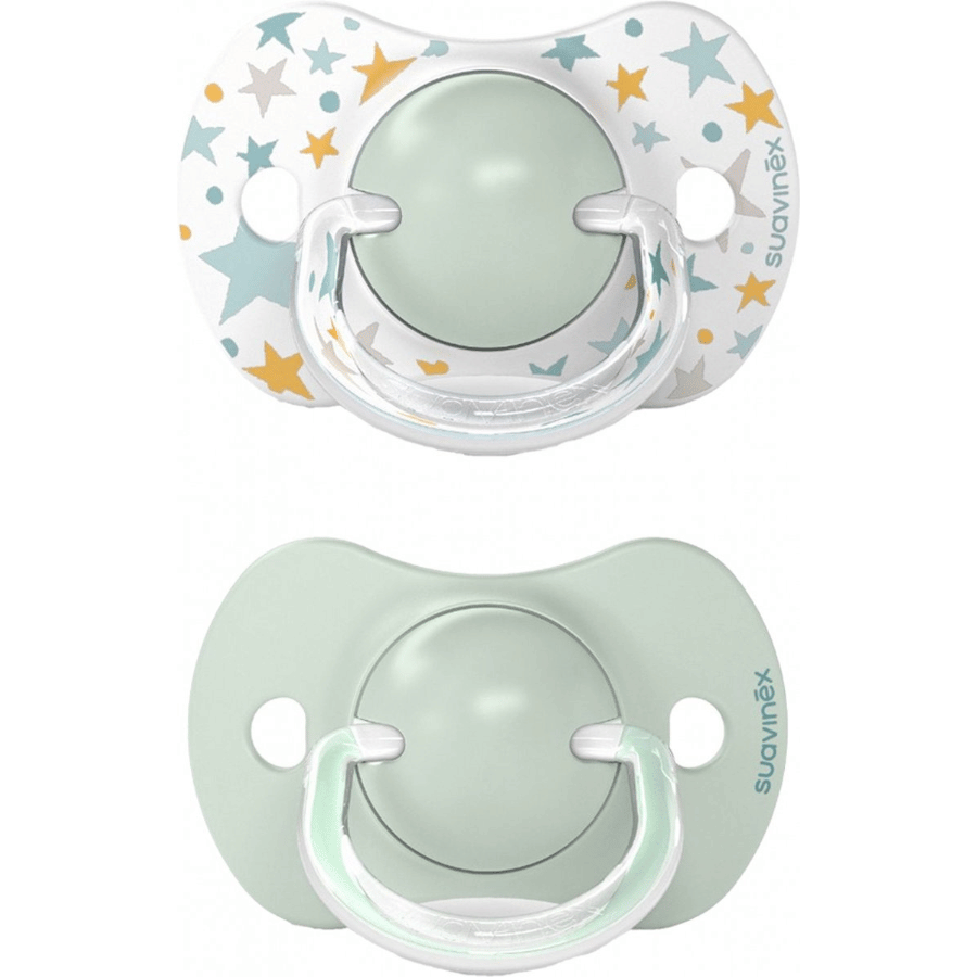 Lot de 2 Sucettes physiologiques SX pro 6-18 mois - Suavinex