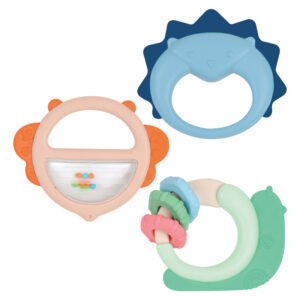 Trio hochet de dentition animaux - Ludi