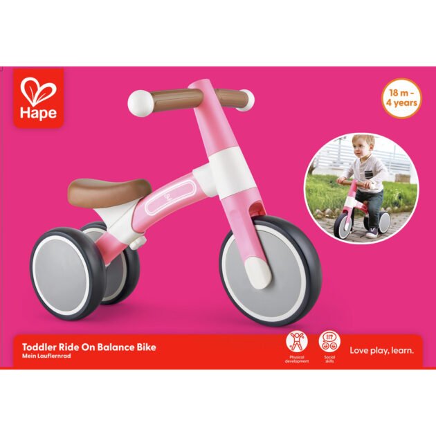 vélo d'équilibre rose pour tout-petits - hape Vélo d'équilibre rose pour tout-petits - Hape