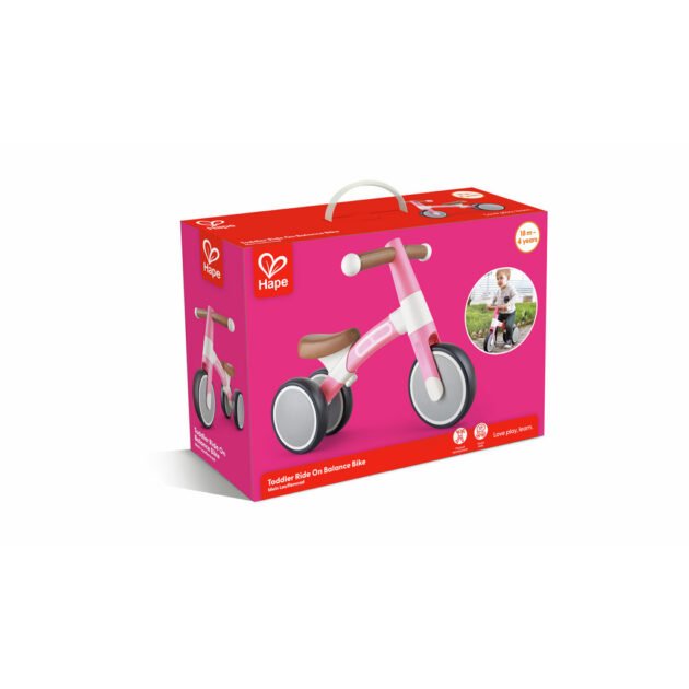vélo d'équilibre rose pour tout-petits - hape5 Vélo d'équilibre rose pour tout-petits - Hape