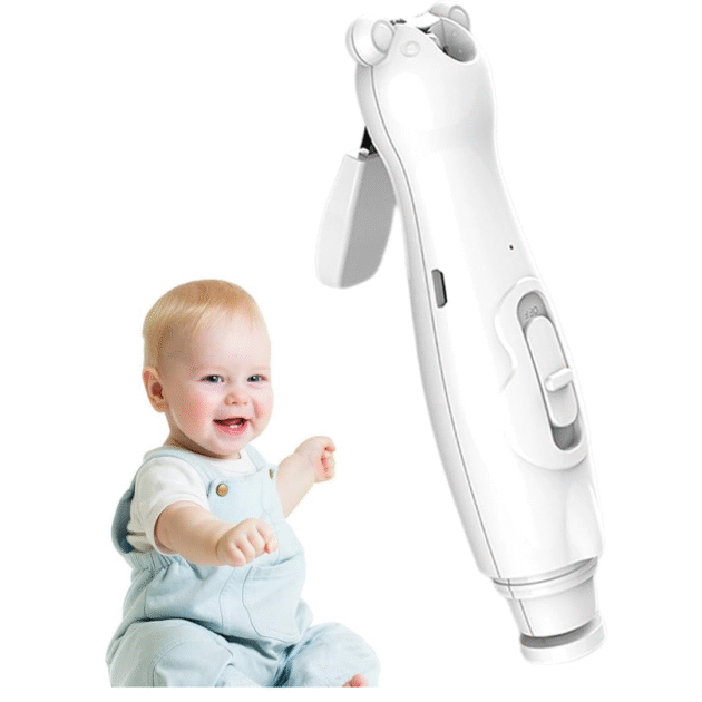 Coupe-ongles pour bébé1 Lime et coupe-ongles électrique 2en1 rechargeable bébé