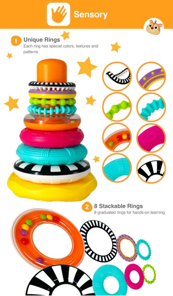 anneaux sensoriels empilables - winfun3 Anneaux sensoriels empilables - Winfun