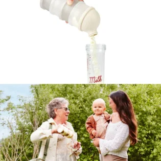 babymoov boîte doseuse – ouverture pratique Boite doseuse babydose minéral sand - Babymoov