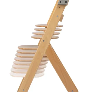 Chaise haute Timba avec coussin natural wood - Bebeconfort