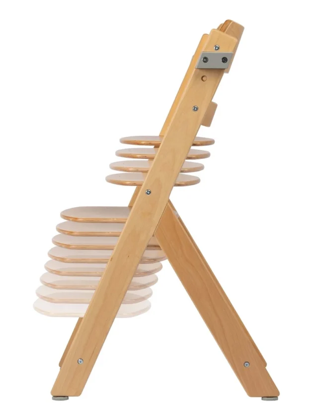 Chaise haute Timba avec coussin natural wood - Bebeconfort